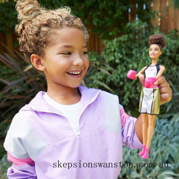 Discounted Barbie Sports Boxer Doll