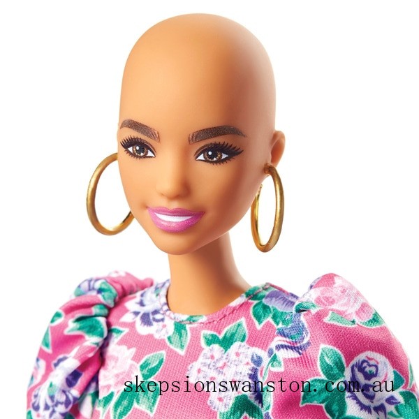 Genuine Barbie Fashionista Doll 150 with Peplum Dress