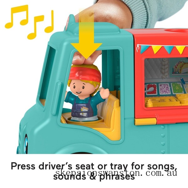 Clearance Sale Fisher-Price Little People Serve It Up Burger Truck