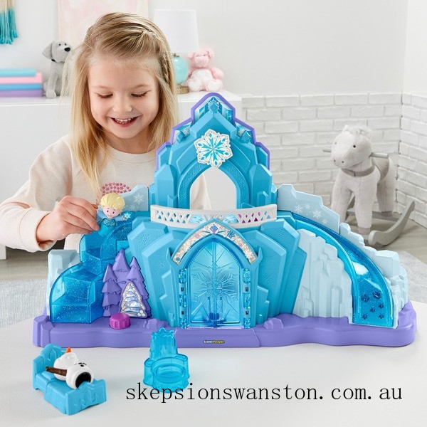 Genuine Fisher-Price Little People Disney Frozen Elsa's Ice Palace