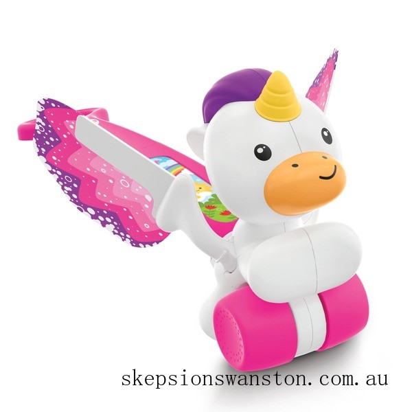 Clearance Sale Fisher-Price Push and Flutter Unicorn