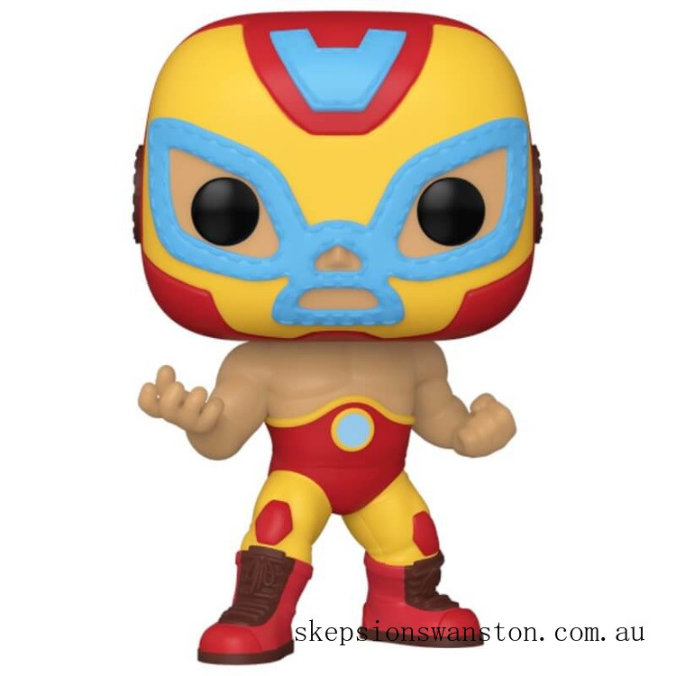 Genuine Marvel Luchadores Iron Man Pop! Vinyl