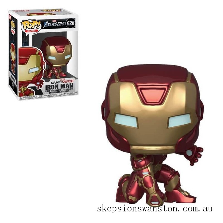Genuine Marvel Avengers Game Iron Man (Stark Tech Suit) Funko Pop! Vinyl