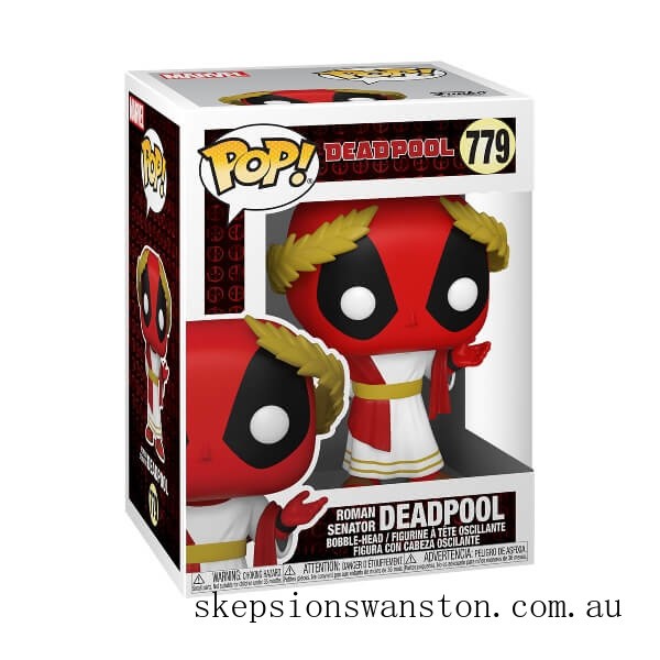 Genuine Marvel Deadpool 30th Roman Senator Deadpool Funko Pop! Vinyl