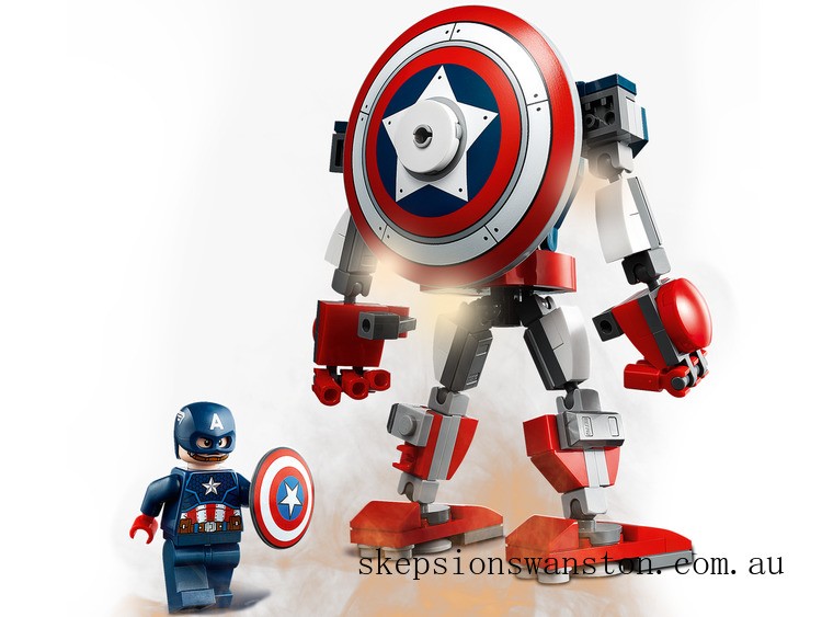 Clearance Sale LEGO Marvel Captain America Mech Armor