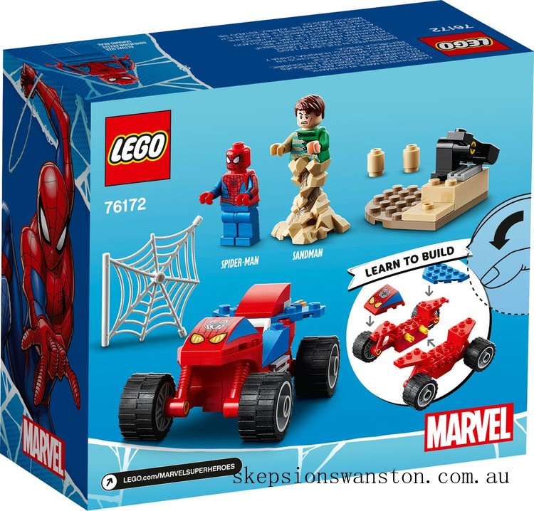 Discounted LEGO Marvel Spider-Man and Sandman Showdown