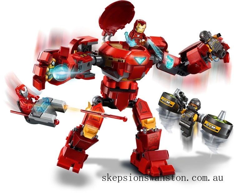 Clearance Sale LEGO Marvel Iron Man Hulkbuster versus A.I.M. Agent