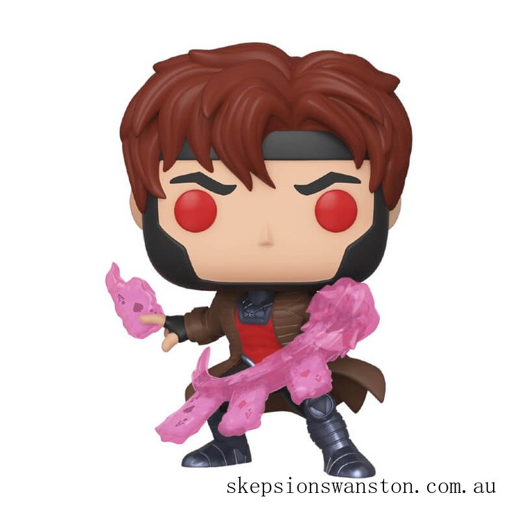 Clearance Marvel X-Men Classic Gambit with Cards Funko Pop! Vinyl