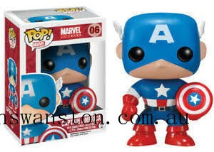 Clearance Marvel Captain America Funko Pop! Vinyl
