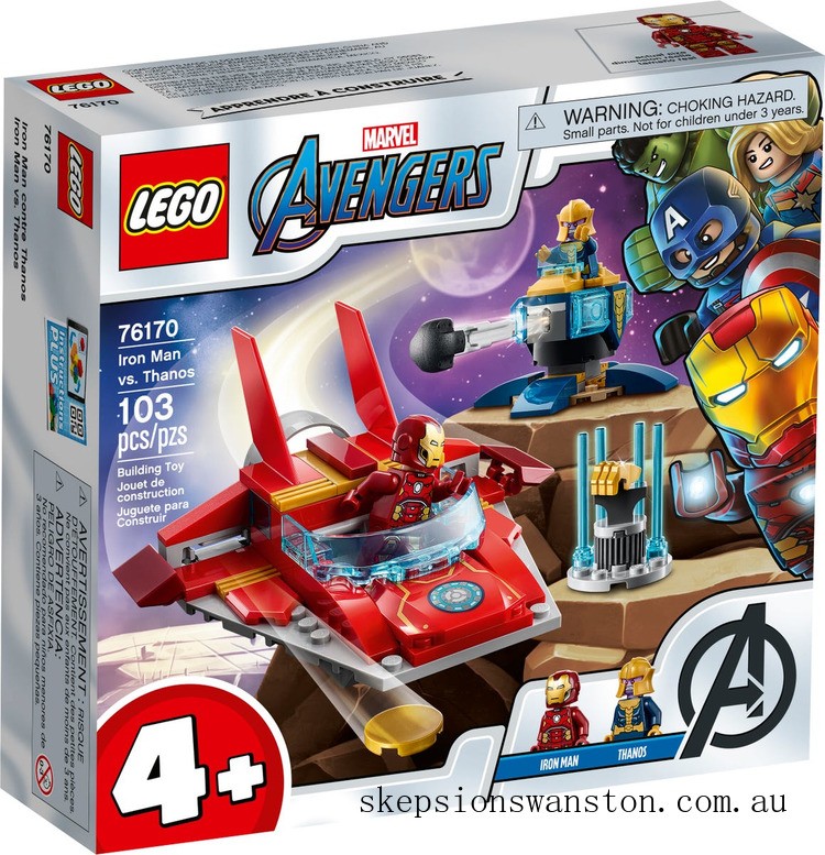 Genuine LEGO Marvel Iron Man vs. Thanos